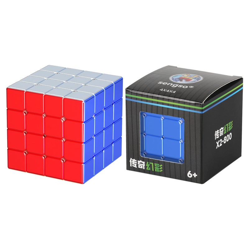 Holy Hand Legend Colorful Third-Order Rubik'S Cube Electroplating Smooth Magnetic Force Professional Competition Quick Twist Smooth Educational Children'S Toy - Image 1