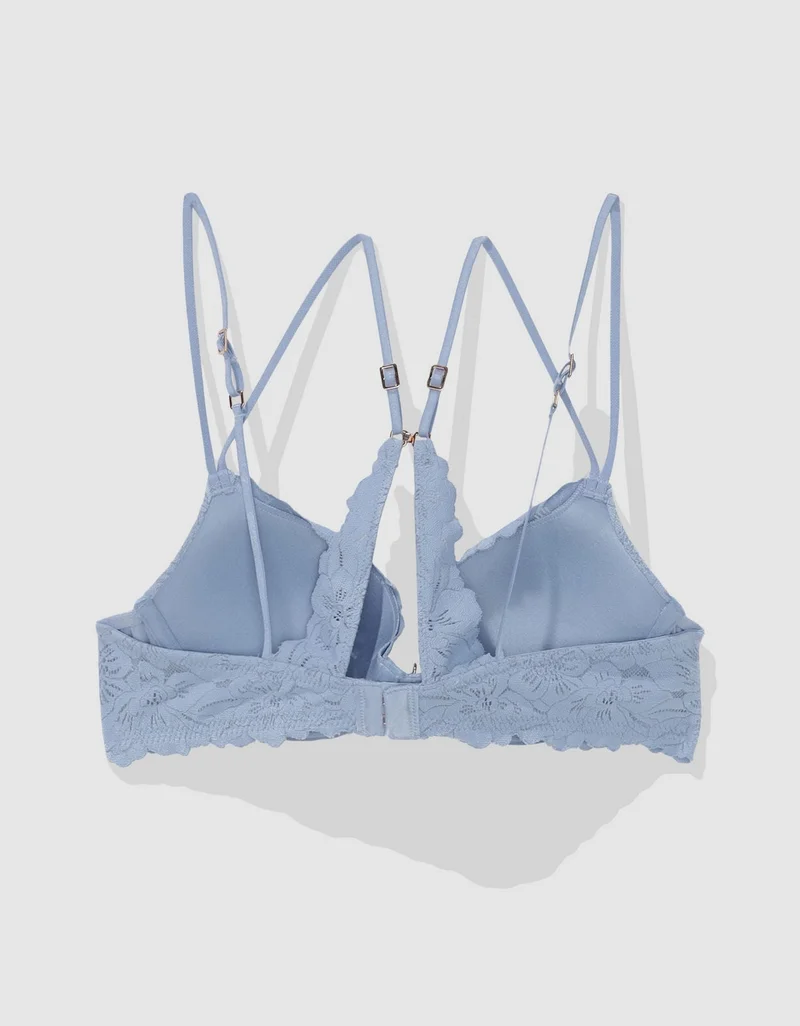 Aerie  Aerie Show Off Rosey Lace Demi Push Up Bra for Women | Best Price UAE