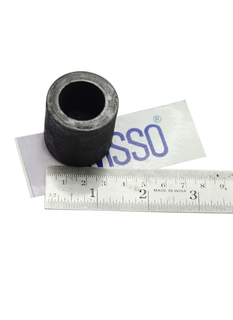 SWISSO SWISSO 25 X 25MM Black Graphite Crucible for Casting Melting Refining of Gold Silver Metals Pack of 1  - Image 3
