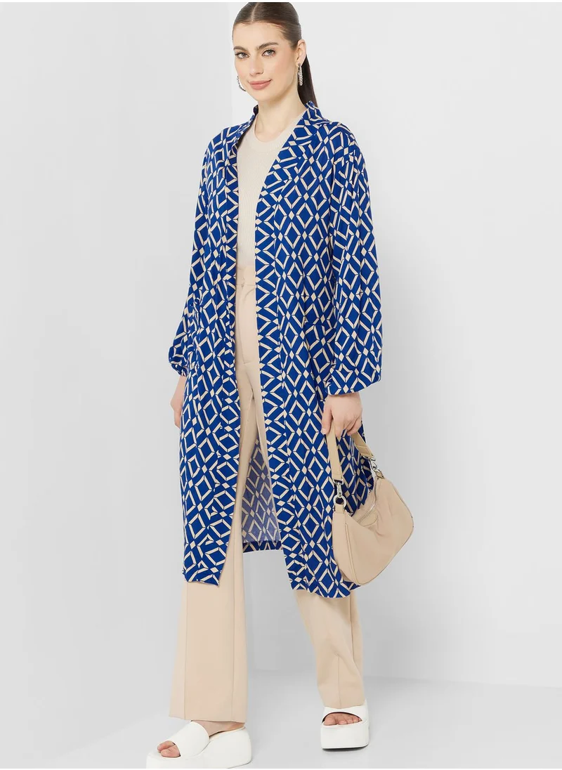 Khizana Printed Layering Light Jacket