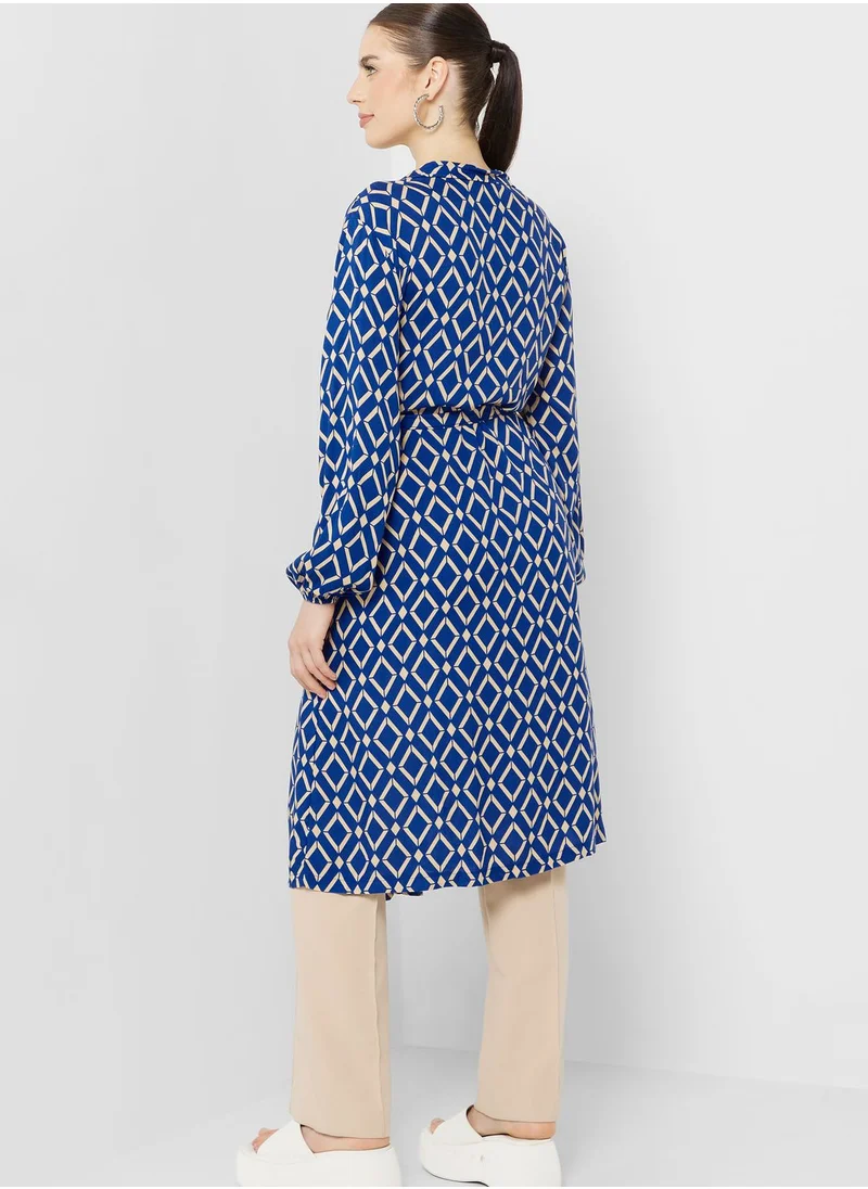 Khizana Printed Layering Light Jacket
