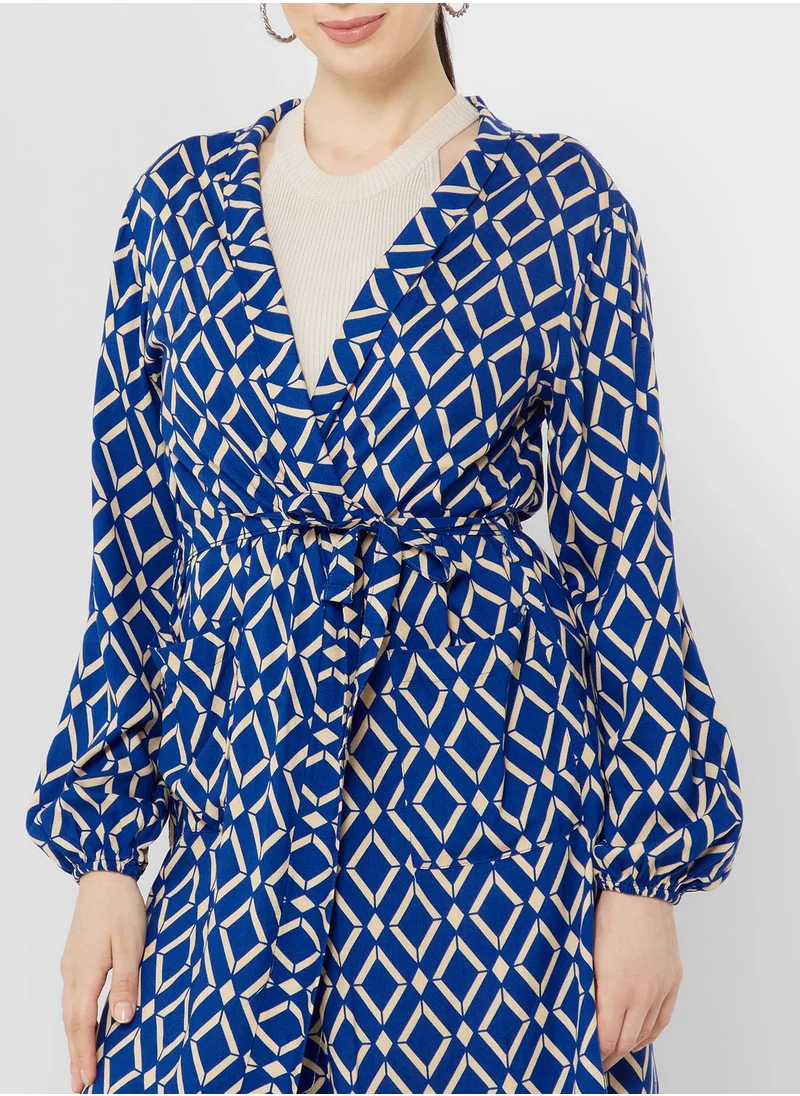 Khizana Printed Layering Light Jacket