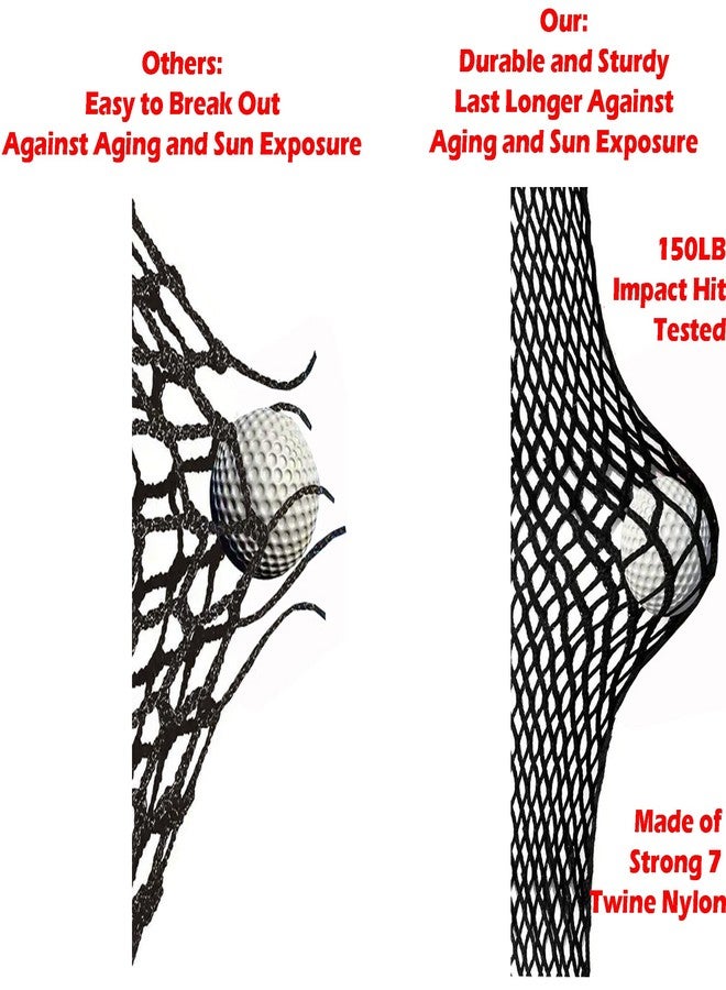 Mcage 10ft x 15ft Multi-Sports Netting in/Outdoor Weatherproof Frequent Use Golf Hitting Practice Net Strong 150 LB Tested Nylon Mesh Net 1-Inch Mesh Holes for Golf Baseball Hockey Soccer Lacrosse LAX - Image 3