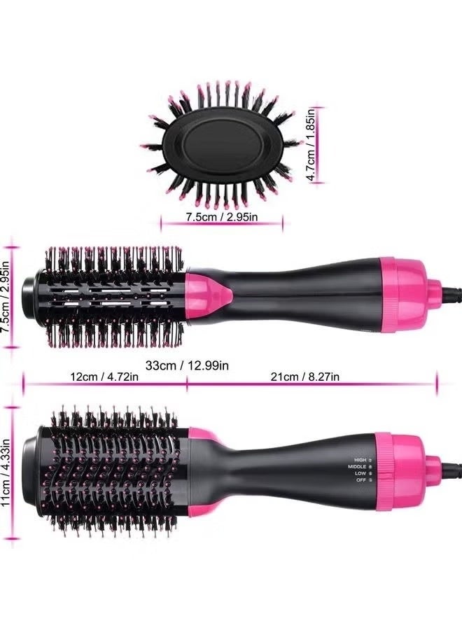 One Step Hot Air Dryer and Styling Brush - 33cm, Black | All-in-One Blow Dryer & Hair Styler for Smooth, Frizz-Free Hair | Quick Drying and Styling Brush for Straight, Wavy, and Voluminous Hair - Image 2