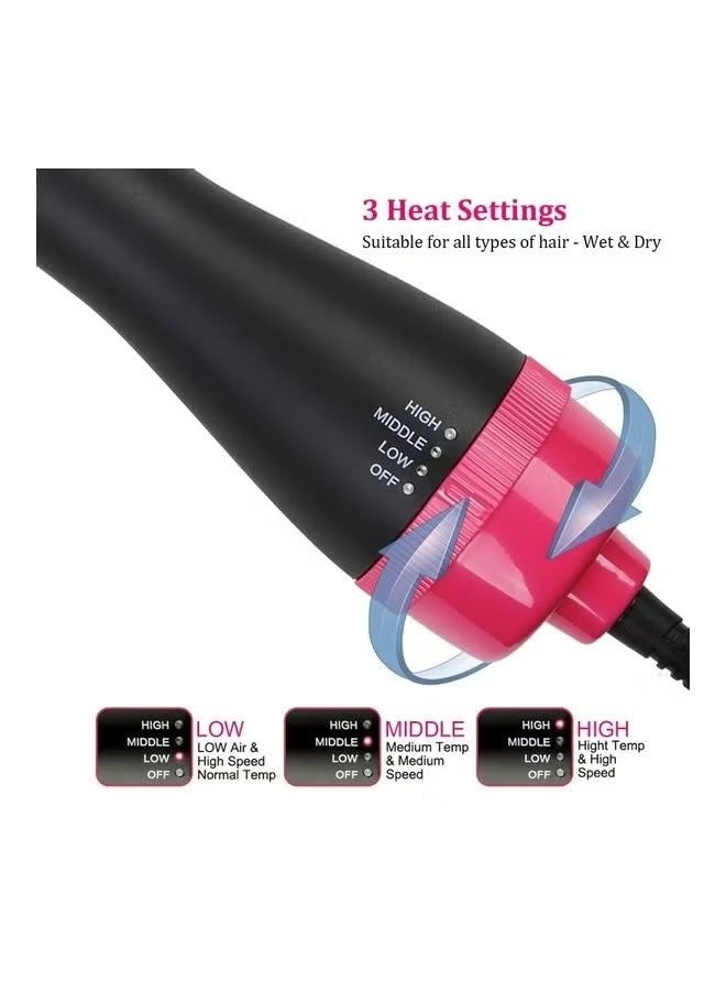 One Step Hot Air Dryer and Styling Brush - 33cm, Black | All-in-One Blow Dryer & Hair Styler for Smooth, Frizz-Free Hair | Quick Drying and Styling Brush for Straight, Wavy, and Voluminous Hair - Image 4