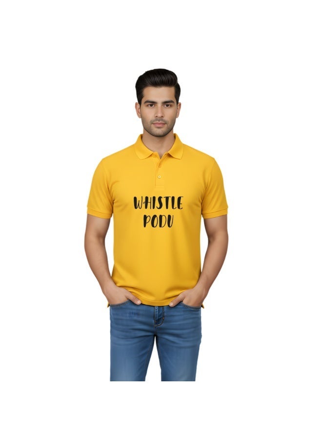 Chennai Cricket Jersey for Men - Dry-Fit T-Shirt for Men - Perfect for Chennai Cricket Fans - Match Day - Image 1