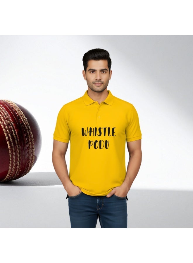 Chennai Cricket Jersey for Men - Dry-Fit T-Shirt for Men - Perfect for Chennai Cricket Fans - Match Day - Image 4