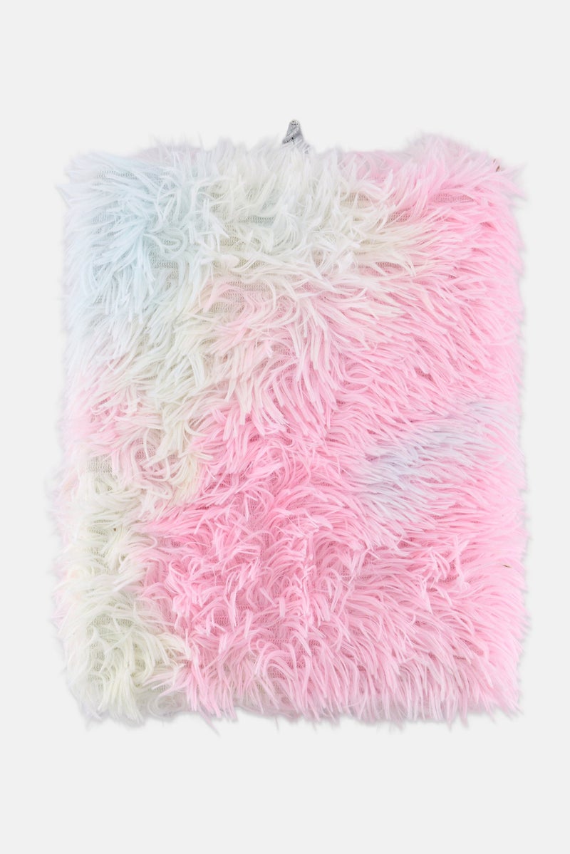 VOTUM Furry Dog Print Drawing Book, Pink Combo - Image 2