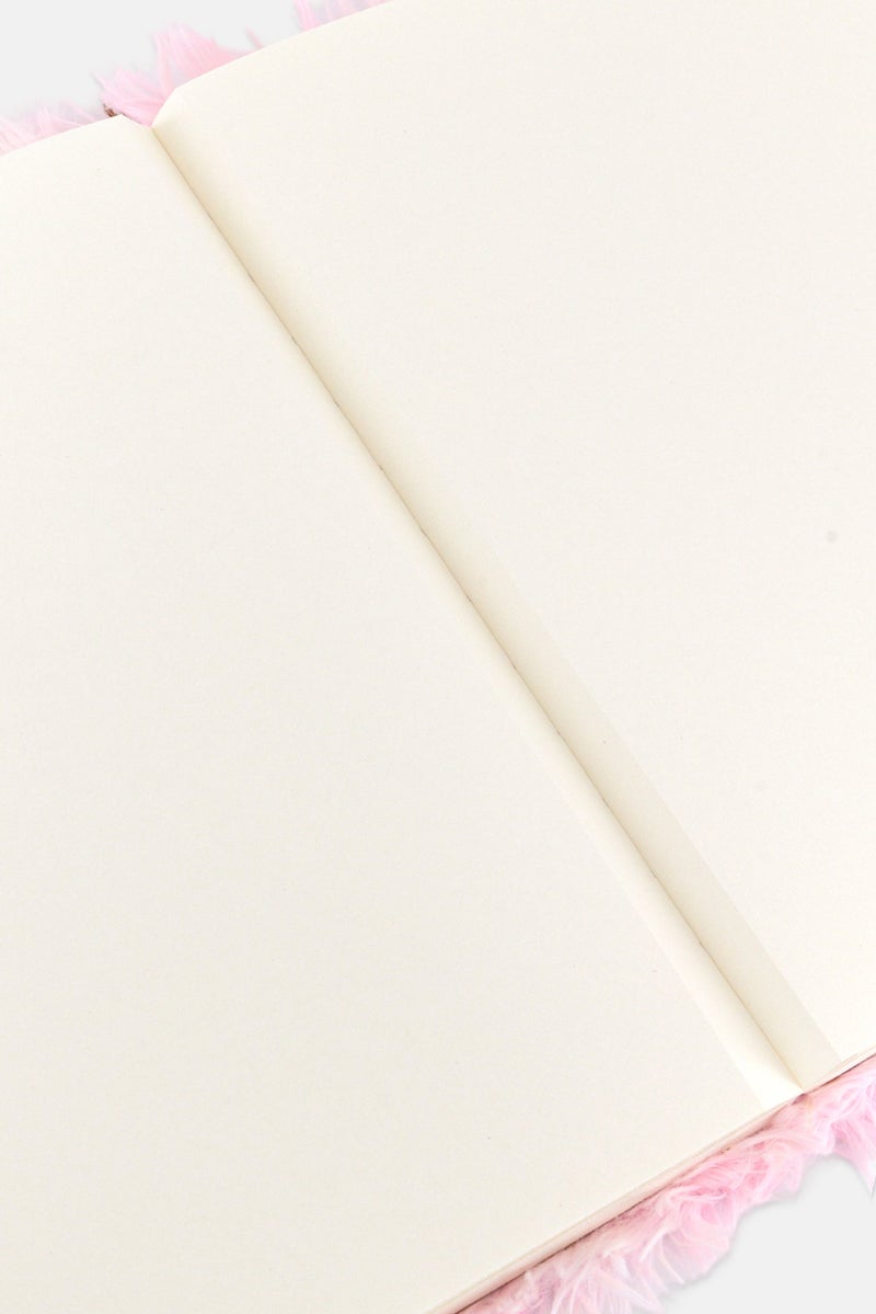 VOTUM Furry Dog Print Drawing Book, Pink Combo - Image 3