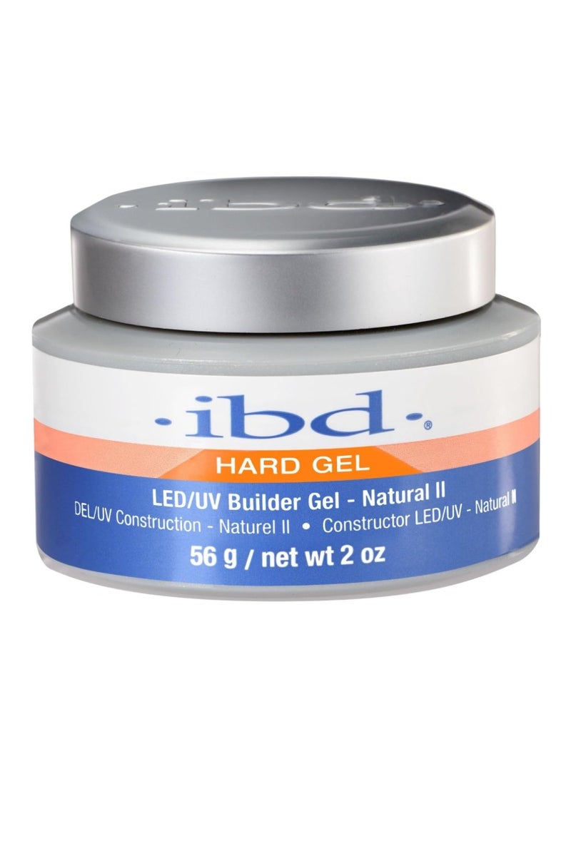 اي بي دي IBD جل أظافر LED/UV B-Gel، 56 جرام، طبيعي II – طلاء أظافر جل طويل الأمد للأشعة فوق البنفسجية والـ LED