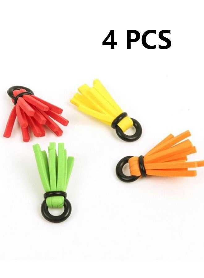 4 pcs Fly Fishing Floats Foam Strike Indicators with Precision Hook Design for Trout Stream Fishing Lightweight Portable Accessories - Image 1