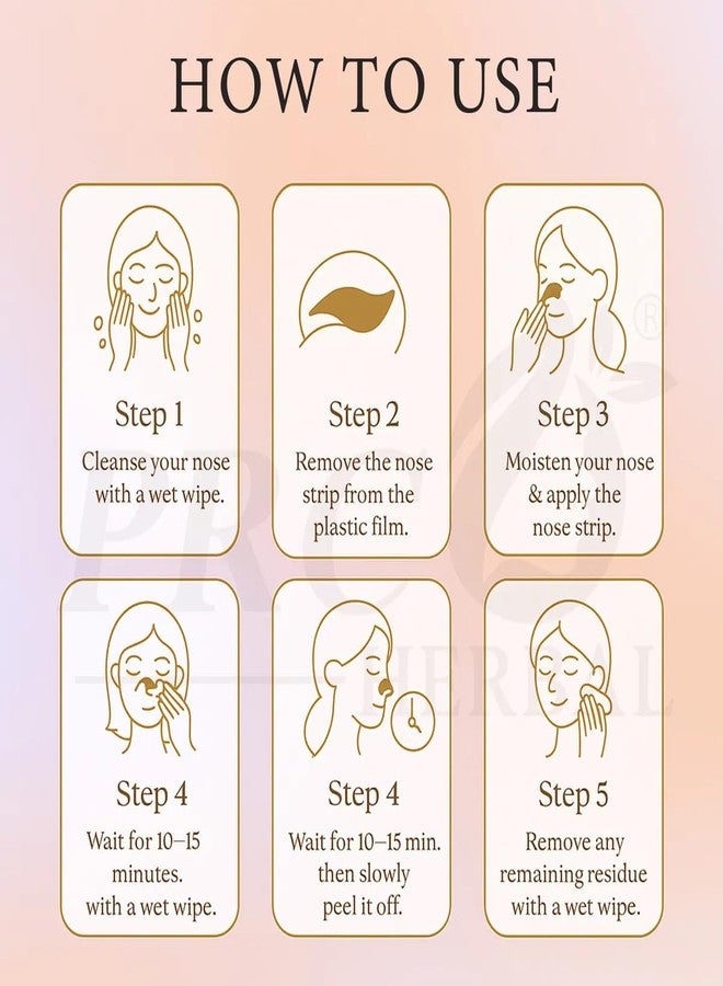 PRC HERBAL Vitamin-C Nose Strips - Blackhead Remover For Men & Women (Pack of 1, 10 Strips)| Deep Cleansing | Pore Tightening | Instant Dirt & Oil Removal | Brightening Formula - Image 4