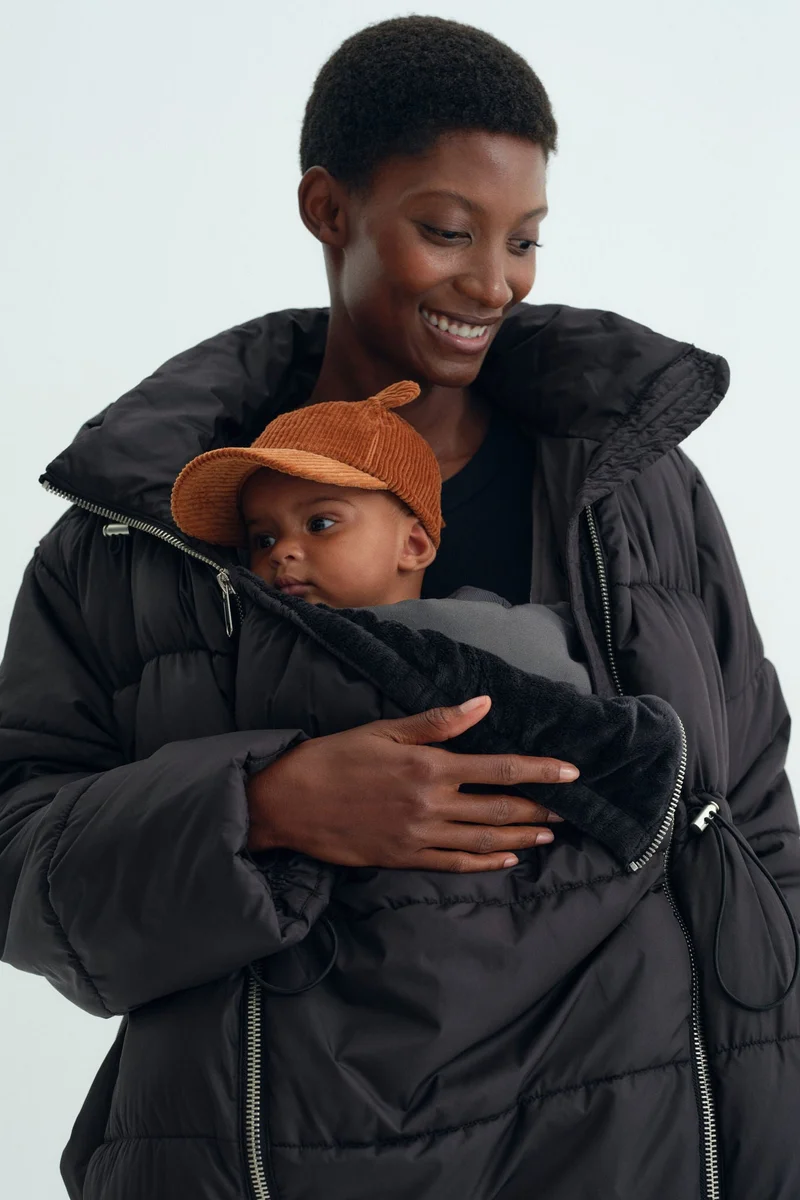 H&M  MAMA Before & After Babywearing puffer coat for Women | Best Price UAE