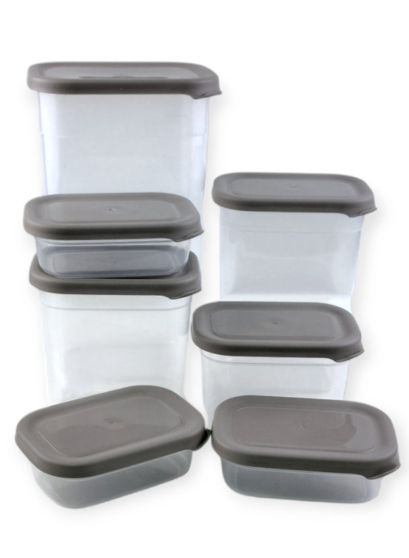صندوق تخزين الطعام - 7 قطع