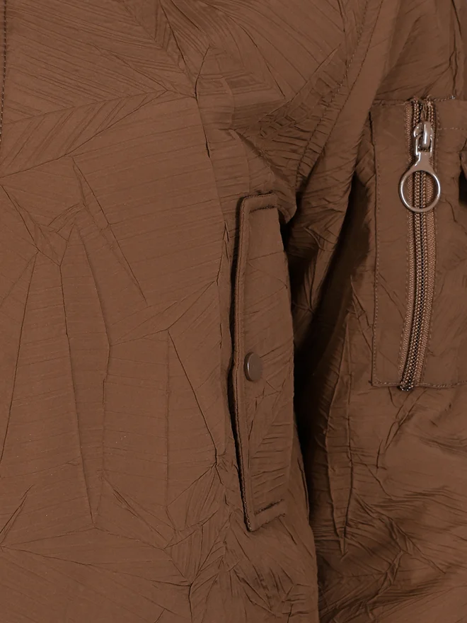 Fort Collins brown Women Brown Crop Bomber Jacket for Women | Best Price UAE