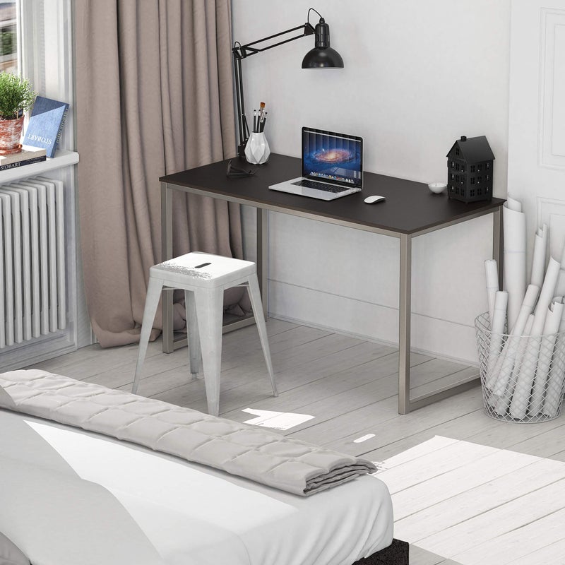 SHW Mission 40-Inch Home Office Computer Desk, Espresso - Image 4