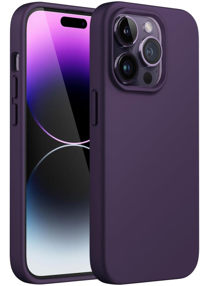 NEW iPhone 16 Pro Max Slim Fit Deep Purple TPU Case – Soft, Flexible Silicone Back Cover - Image 1