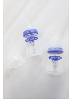 Lansinoh Lansinoh Momma Breastmilk Feeding Bottle with NaturalWave Slow Flow Nipple, 5 Ounces (Pack of 2)  - Image 2