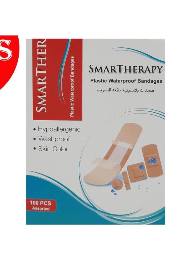 SMART THERAPY PLASTIC WATERPROOF BANDAGES 100PCS - Image 2