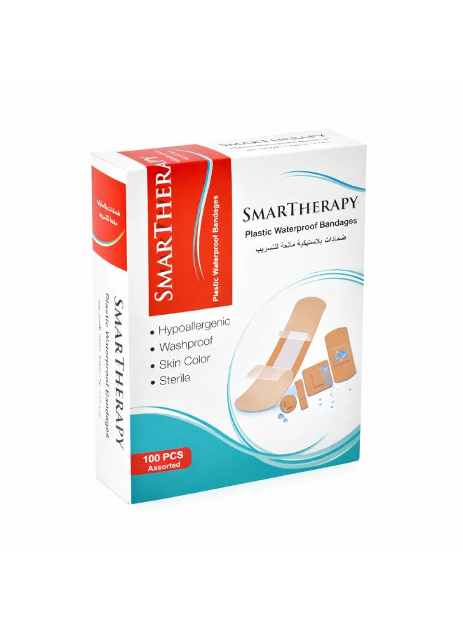 SMART THERAPY PLASTIC WATERPROOF BANDAGES 100PCS - Image 3