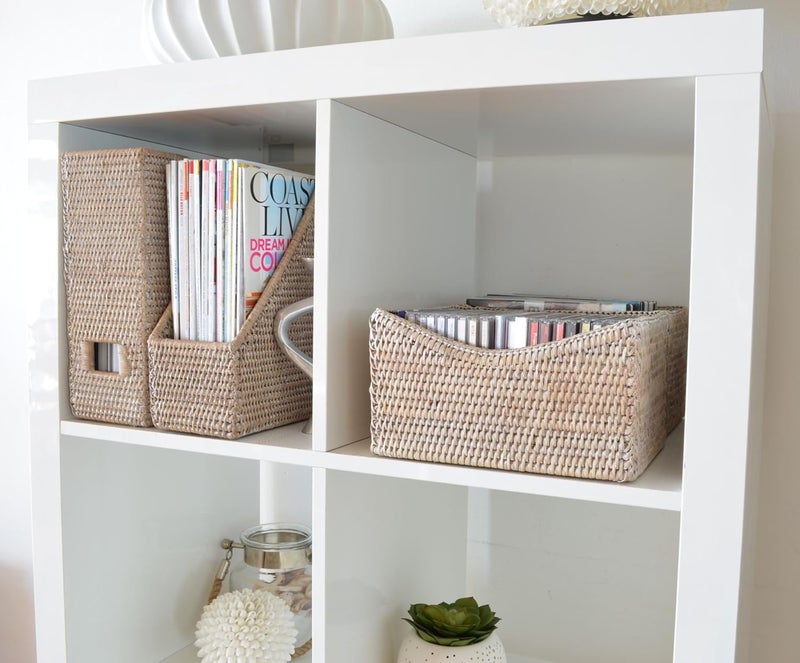 KOUBOO 1060080 La Jolla Shelf Basket WhiteWash - Image 3