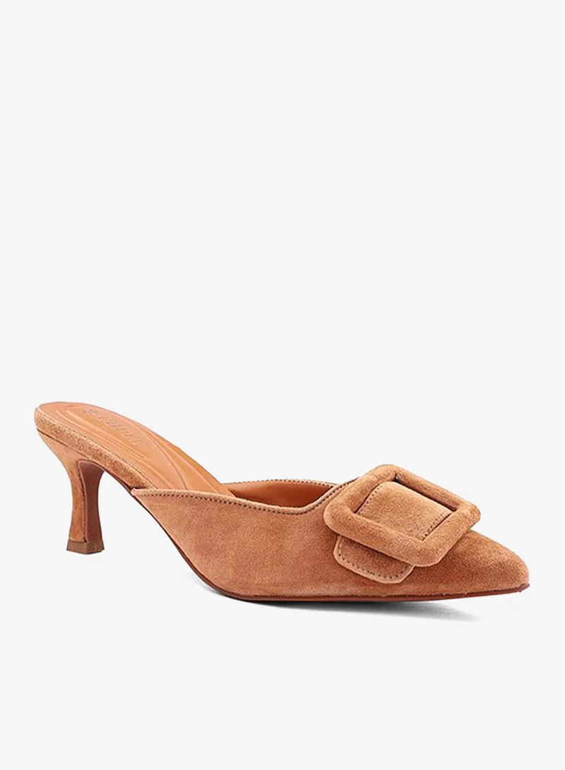 كابلي كعب مدبب نسائي مفتوح من الخلف