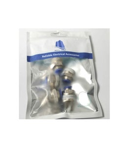 Generic PU Pipe & Fittings Polyurethane | Pneumatic Pipe Push in to Connect Fittings (Male Socket - Pack of 5, 12mmx1/2")  - Image 1