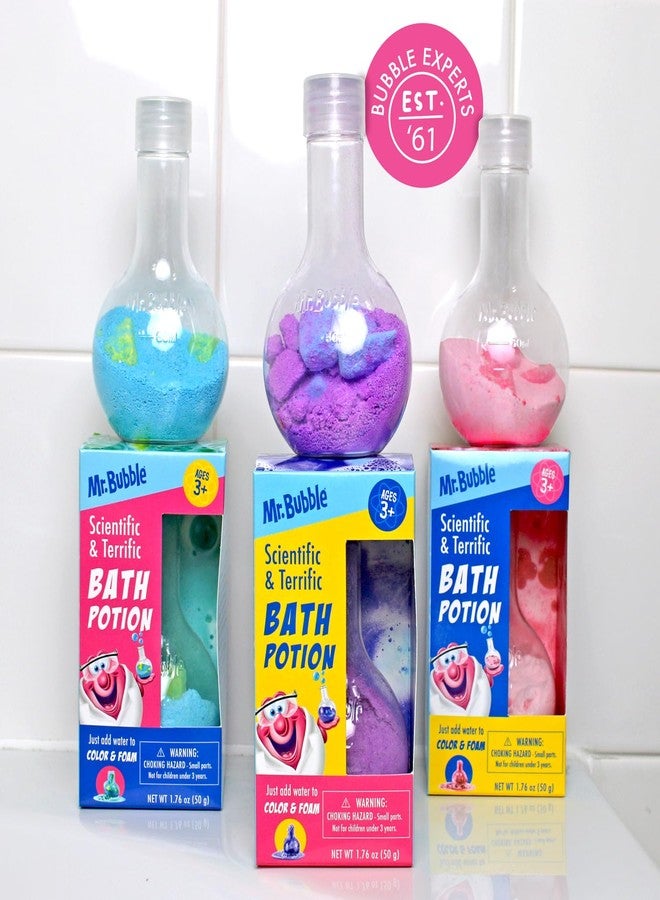 Mr. Bubble The Original Kids Bath Bomb Potions, Colorful Fizzy Fun, Cool Foam and Bubble Science Beaker for The Bath (Pack of 2) - Image 5