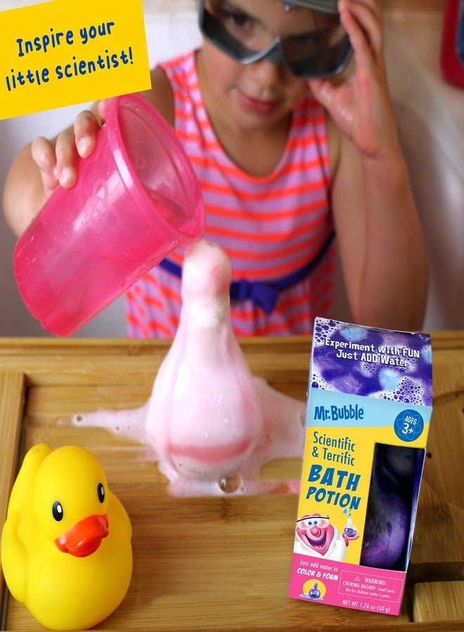 Mr. Bubble The Original Kids Bath Bomb Potions, Colorful Fizzy Fun, Cool Foam and Bubble Science Beaker for The Bath (Pack of 2) - Image 3