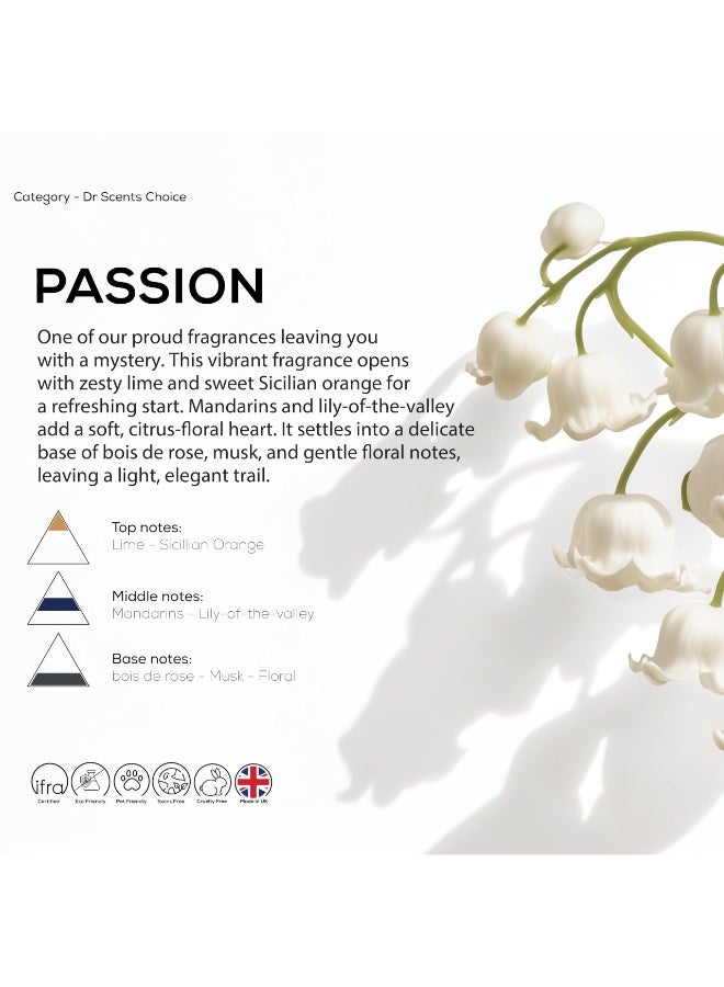Dr Scent Breeze of Joy Passion Diffuser Aroma Oil, With Fresh Lime, Mandarin and Gentle Flowery Hints Lily and Rose - (170ml) - Image 2