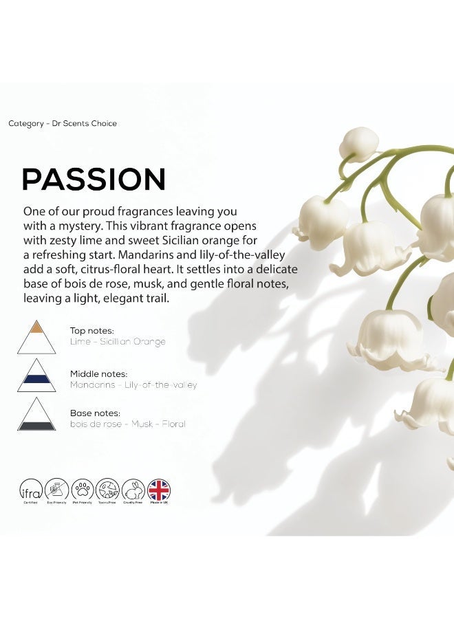 Dr Scent Breeze of Joy Passion Diffuser Aroma Oil, With Fresh Lime, Mandarin and Gentle Flowery Hints Lily and Rose - (170ml) - Image 3