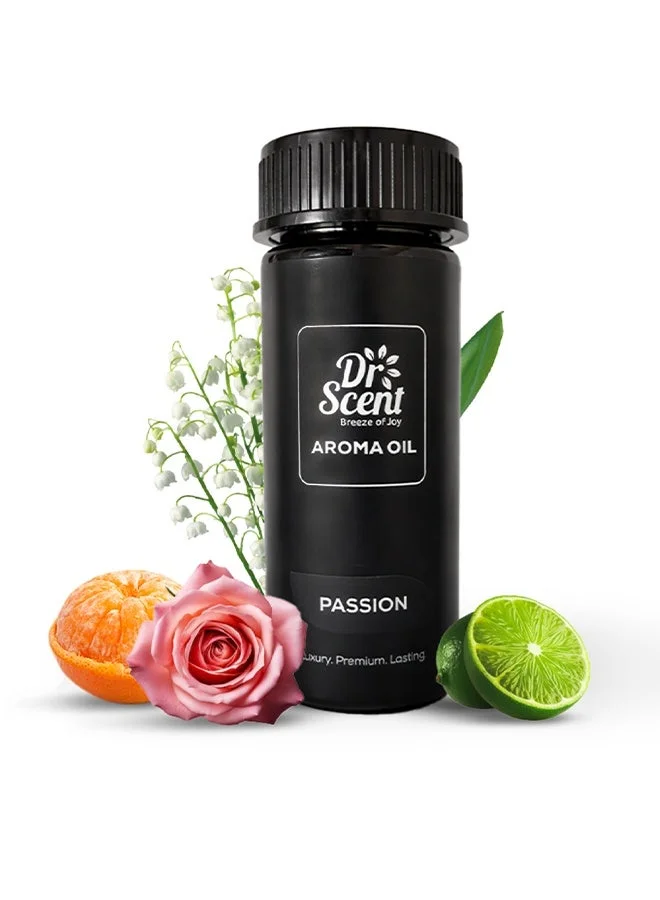Dr Scent Dr Scent Breeze of Joy Passion Diffuser Aroma Oil, With Fresh Lime, Mandarin and Gentle Flowery Hints Lily and Rose - (170ml)