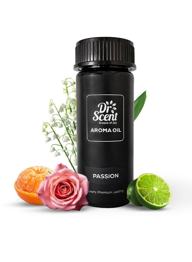 Dr Scent Breeze of Joy Passion Diffuser Aroma Oil, With Fresh Lime, Mandarin and Gentle Flowery Hints Lily and Rose - (170ml) - Image 1