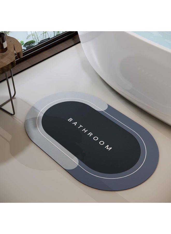 كيتشينو سجادة حمام من كيتشينو مضادة للانزلاق وسريعة الجفاف، سجادة حمام مطاطية فائقة الامتصاص تناسب اسفل الباب - Image 1