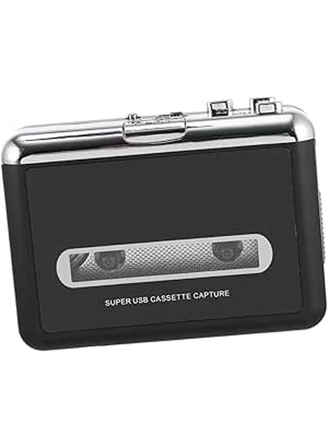 USB Cassette Player with Detachable Speaker MP3 Converter Portable Music Player for Car Home Use - Image 1