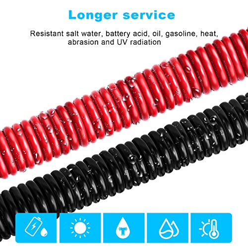 Kimbluth 14 Gauge Marine Wire Tinned Copper Boat Cable, Standard USA OFC Oxygen Free Copper Wire for Automotive Boat Speakers Solar Outdoors (14 Gauge 100FT Red+100FT Black) - Image 4