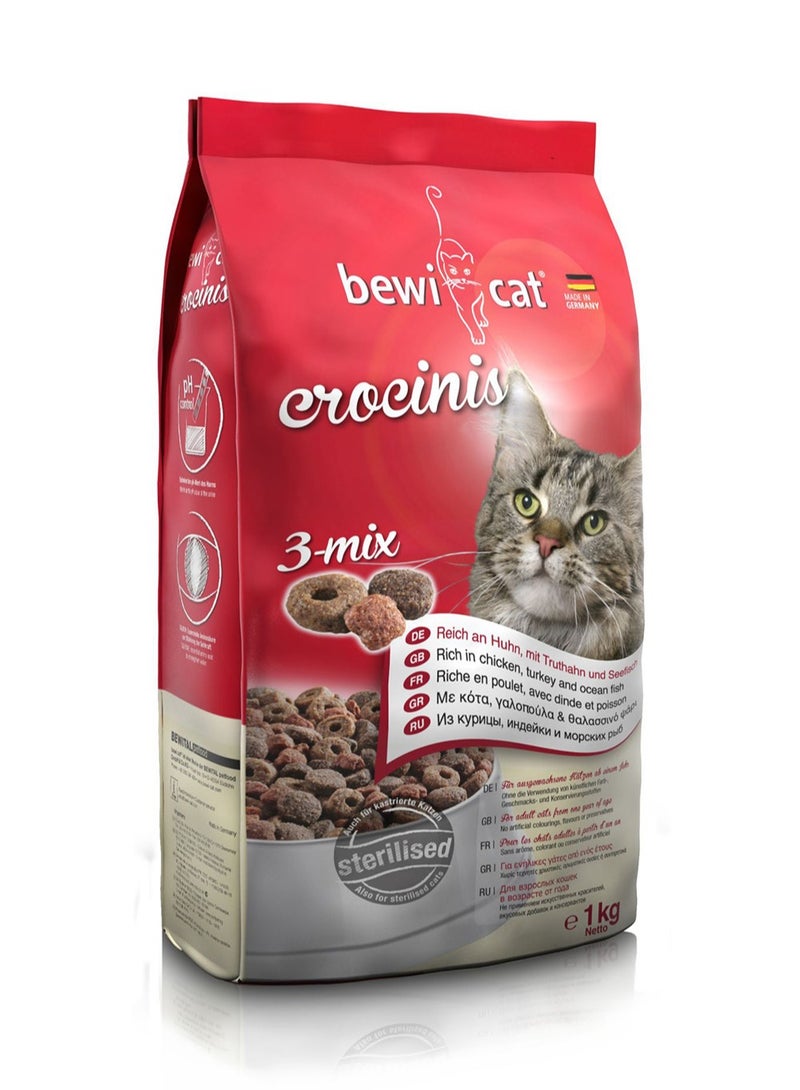 BEWI CAT Crocinis 3 – mix 1 kg