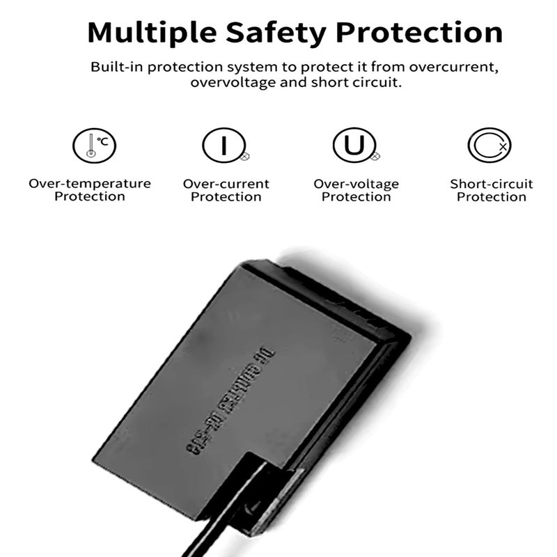 KingMa LP-E17 USB Type-C Coupler (Only for QC PD Powerbank) Dummy Battery Live Video Long hr Shooting Compatible with EOS Rebel T7i,T6i,T6s,SL3,SL2,77D,800D,760D,750D,200D,M6,M5,M3 - Image 3