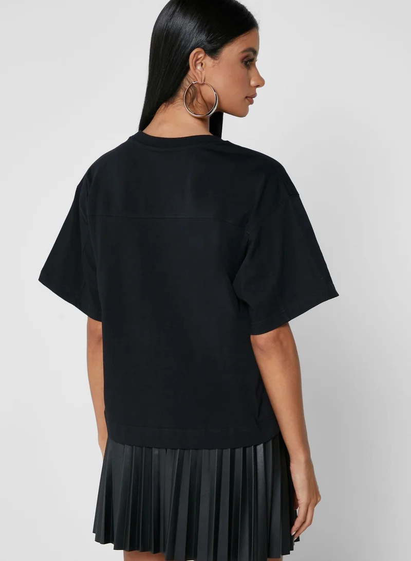 DIESEL Bowless Crop T-Shirt