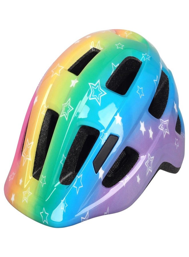 TLAMEE Kids Bike Helmet for Ages 1-8 Years, Adjustable Toddler Boys and Girls Helmets, Lightweight Child Infant Bicycle Cycling Scooter Sports Helmet S， 50-54cm ColorStars - Image 1