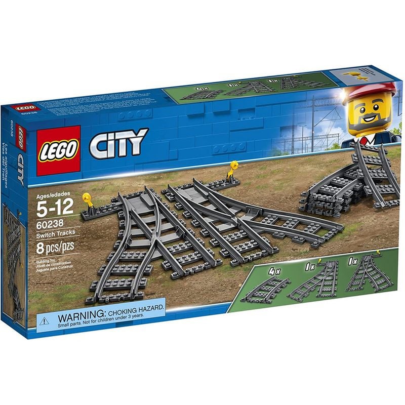 LEGO - City Switch Tracks 8 Pieces - 60238 - Image 1