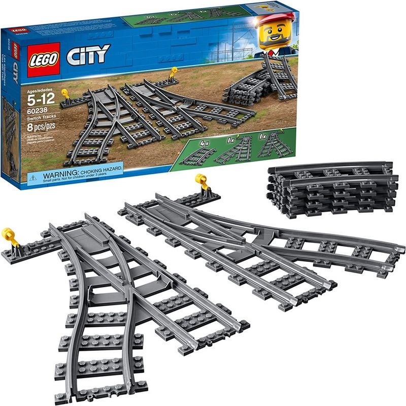 LEGO - City Switch Tracks 8 Pieces - 60238 - Image 2