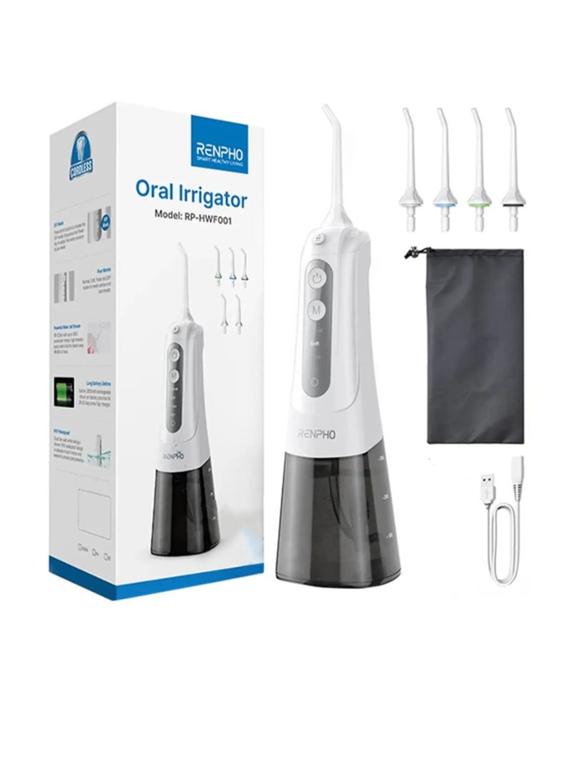 RENPHO Rechargeable Water Flosser Oral Irrigator Portable - Image 3