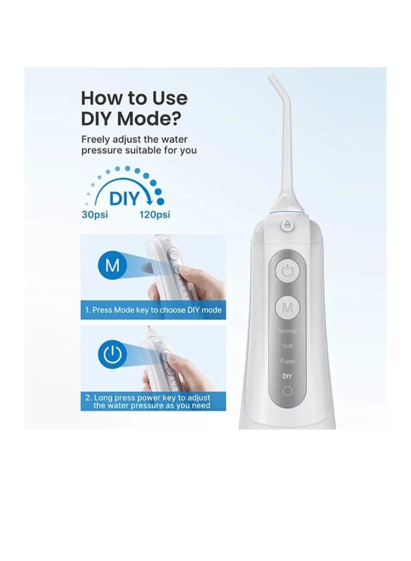 RENPHO Rechargeable Water Flosser Oral Irrigator Portable - Image 5