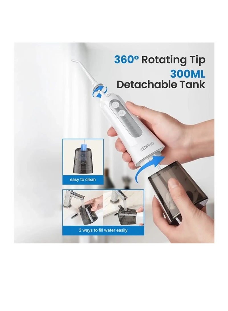 RENPHO Rechargeable Water Flosser Oral Irrigator Portable - Image 2