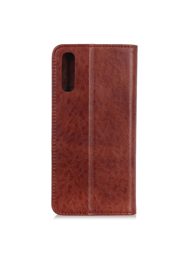 HuHa For Sony Xperia Ace II Magnetic Crazy Horse Texture Horizontal Flip Leather Case with Holder & Card Slots & Wallet(Brown)  - Image 3