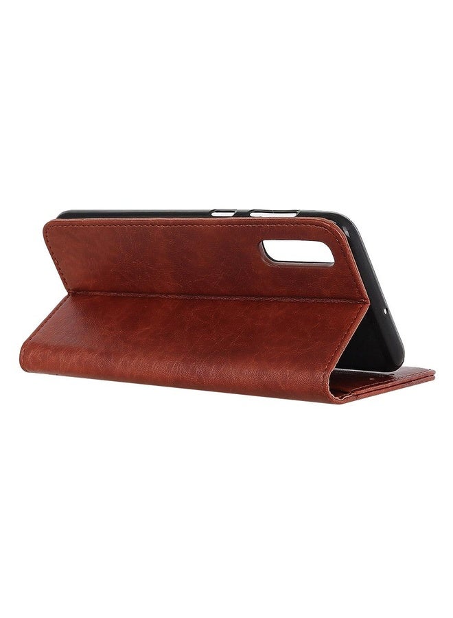 HuHa For Sony Xperia Ace II Magnetic Crazy Horse Texture Horizontal Flip Leather Case with Holder & Card Slots & Wallet(Brown)  - Image 5