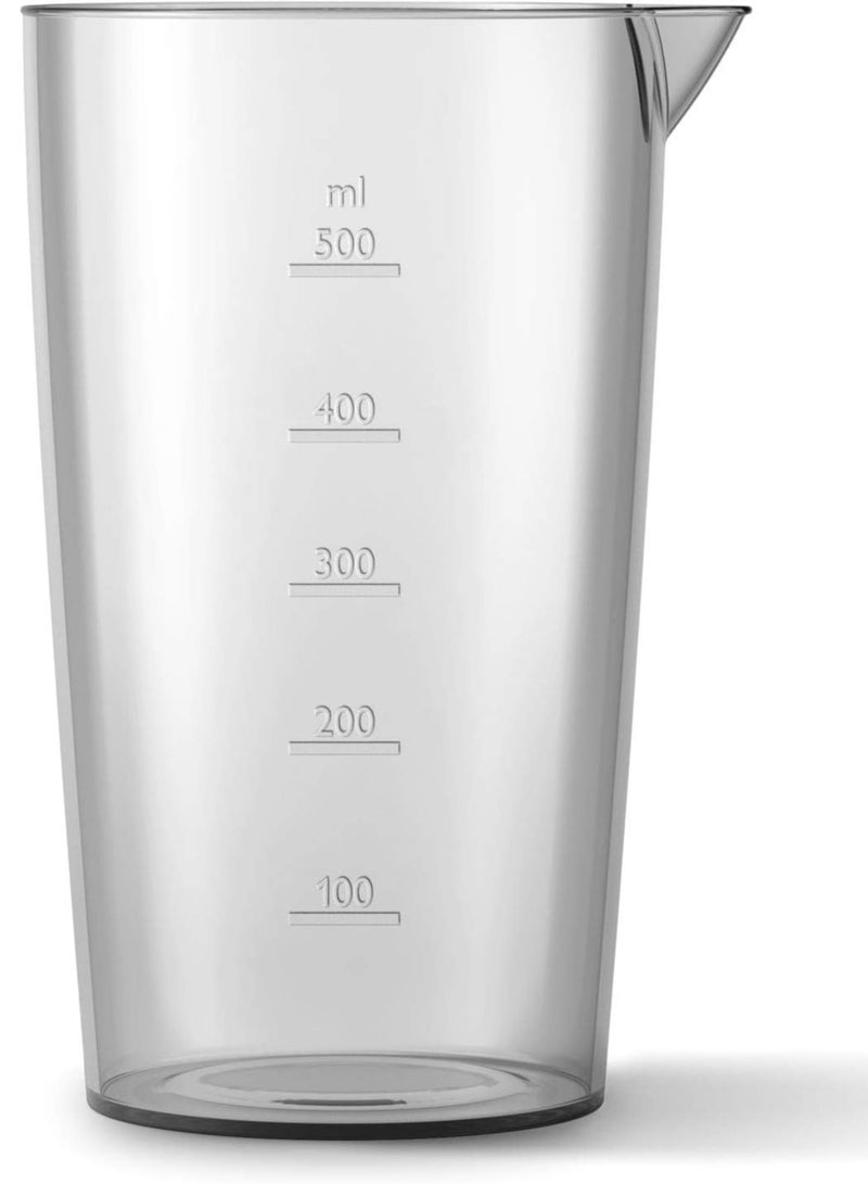 Philips 650W with metal bar, promix, 0.5l, compact chopper, white, 3-pin HR2535/01 8710103929796 متعدد - Image 4