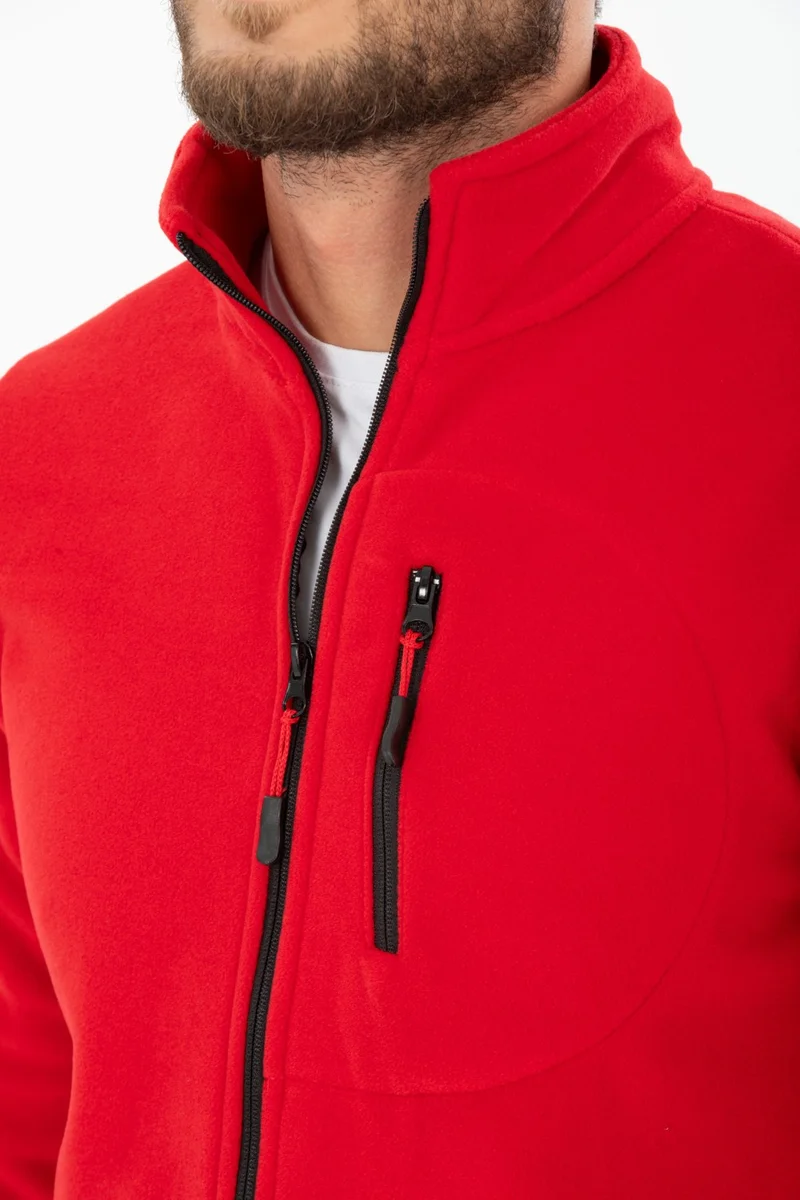 Four Man Men's Polar Fleece Jacket (T-SHIRT WITH GIFT)