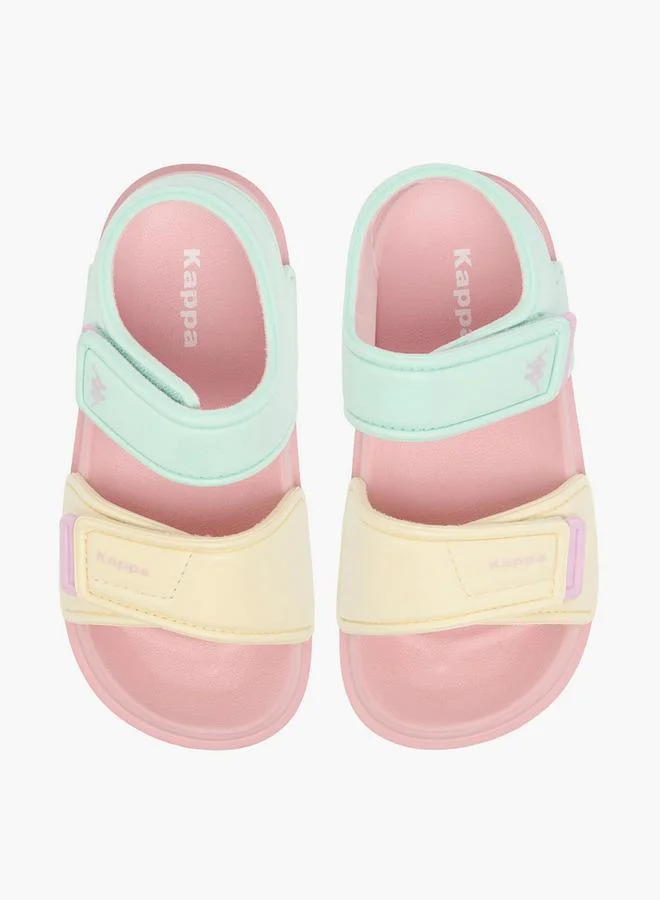 كابا Girls Colourblock Hook & Loop Sandals